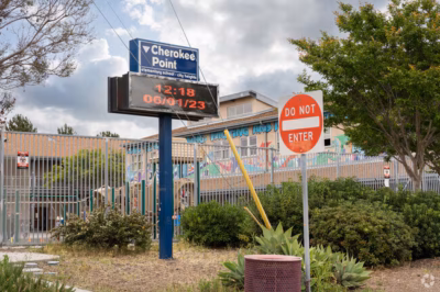 Cherokee Point Elementary School Sign