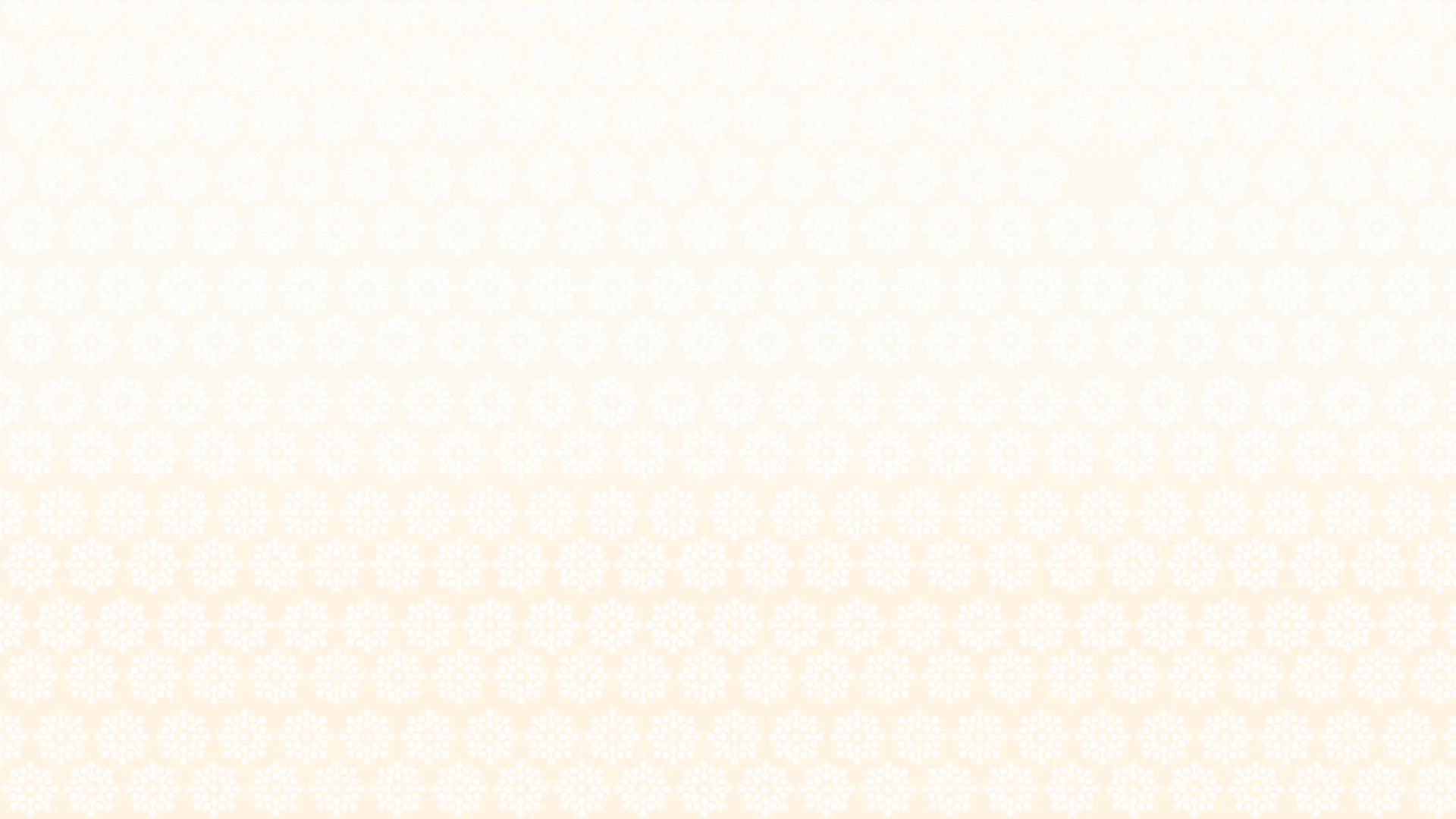 White floral pattern on cream background.